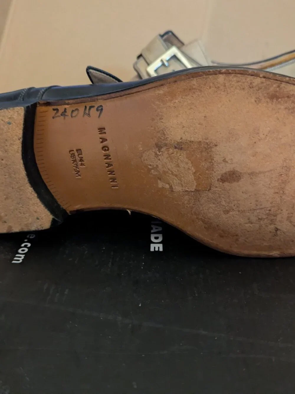 MAGNANNI Single Strap Two Tone Men;s Shoes Size 10 1/2 - Picture 5 of 5